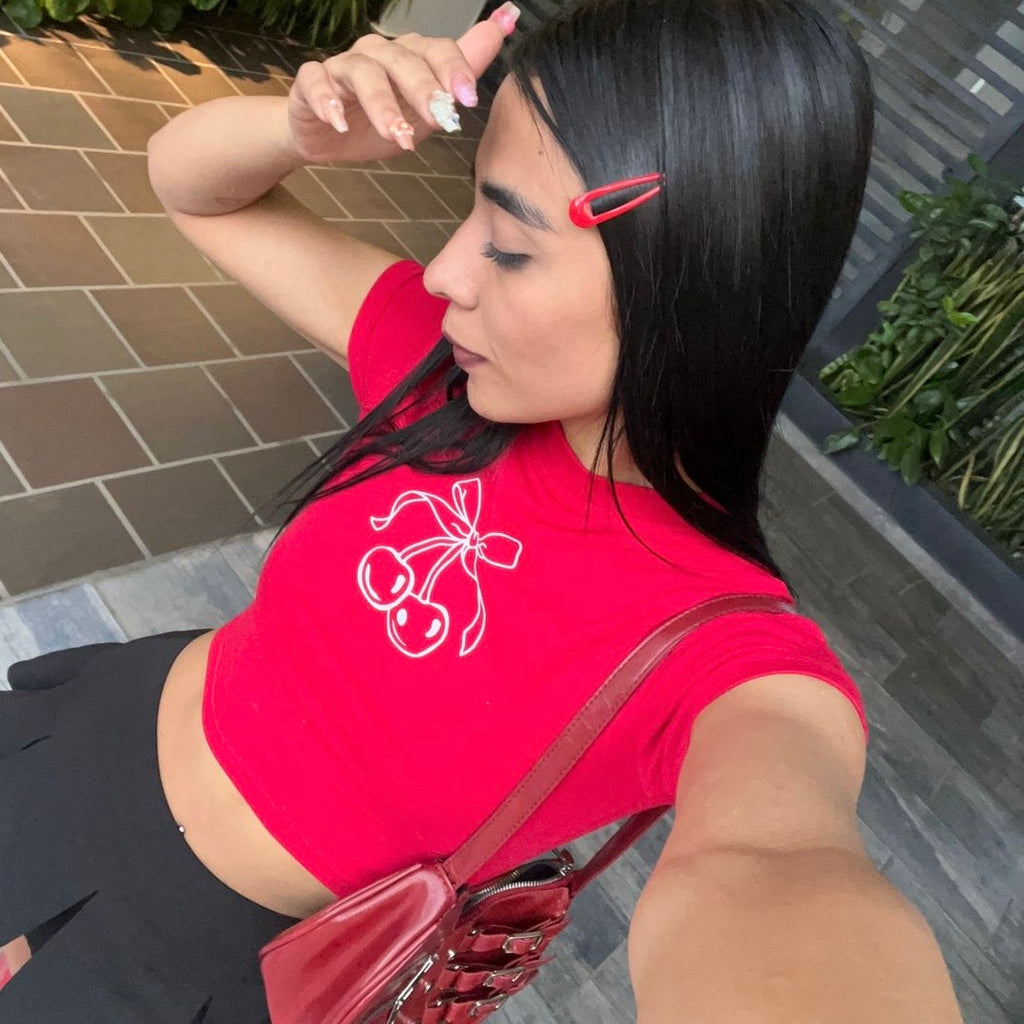 Cherry baby tee🍒